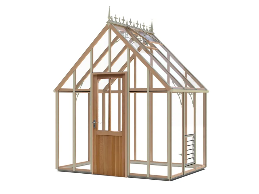 Alton Harrow glass to ground Victorian greenhouse